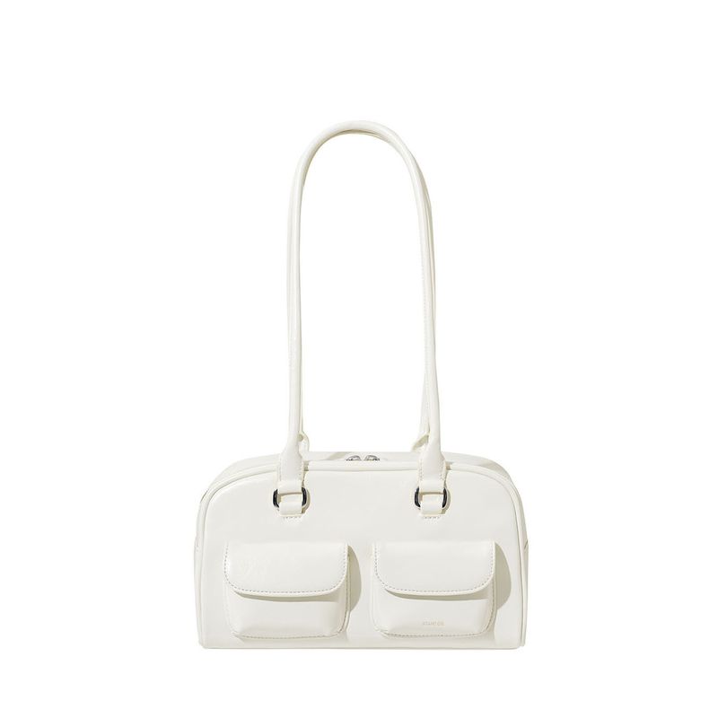 Korea Casual Exquisite Style Standing Boston Bag Fashion Shoulder Handbag Fashion Versatile Casual Daily Simple Commuter 2025 Spring And Summer New。_voghion.com