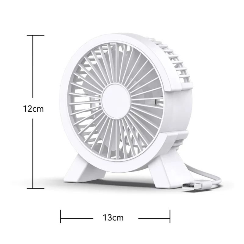 Ventilatore USB silenzioso elettrico portatile per computer portatili, per casa, ufficio, scrivania, campeggio, mini elettrodomestici_voghion.com