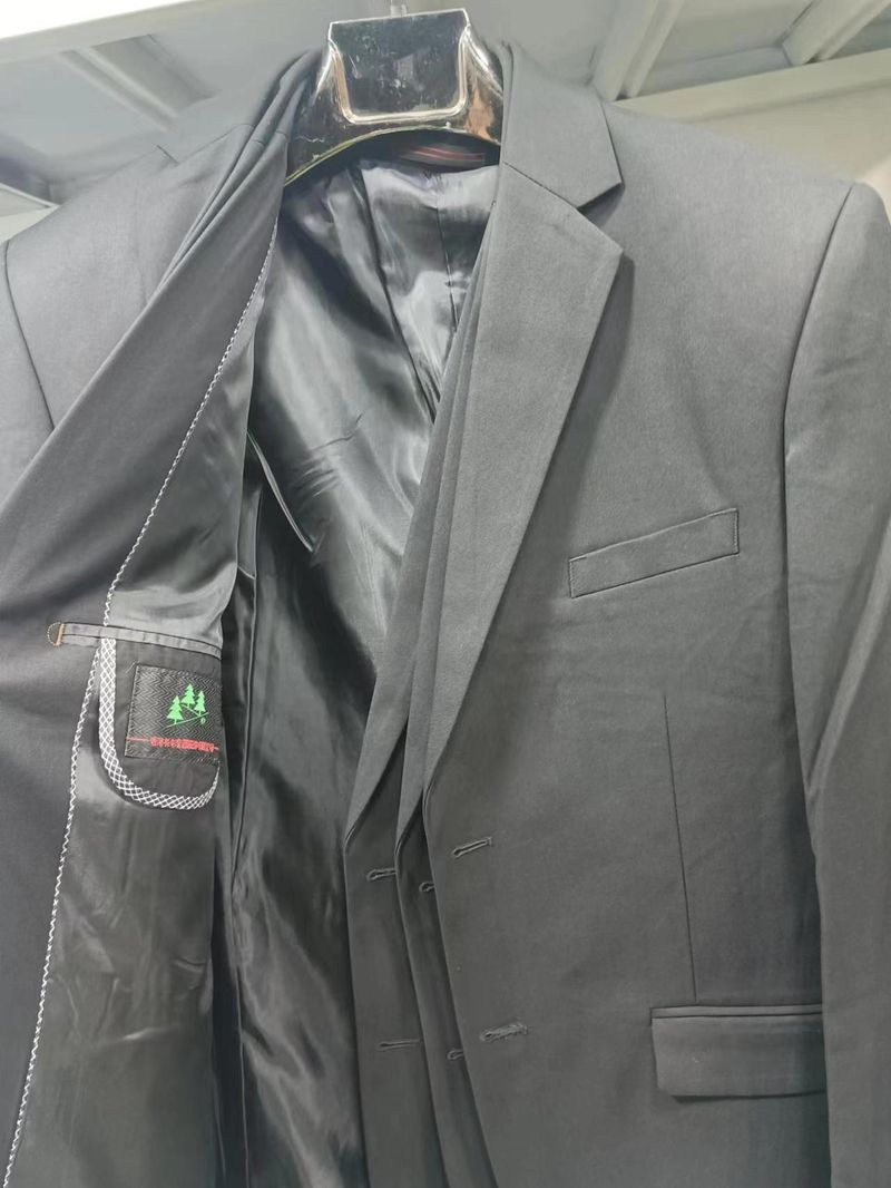 Completo da uomo CT in stile coreano, vestibilità slim con revers a lancia, taglie forti, abbigliamento formale per colloqui di lavoro_voghion.com