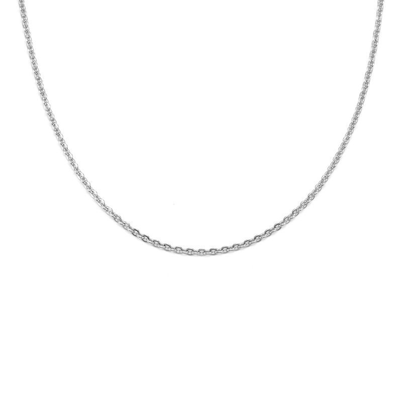 Corrente de aço inoxidável em forma de O, corrente de martelo em cruz de aço inoxidável 304, colar de joias faça você mesmo_voghion.com