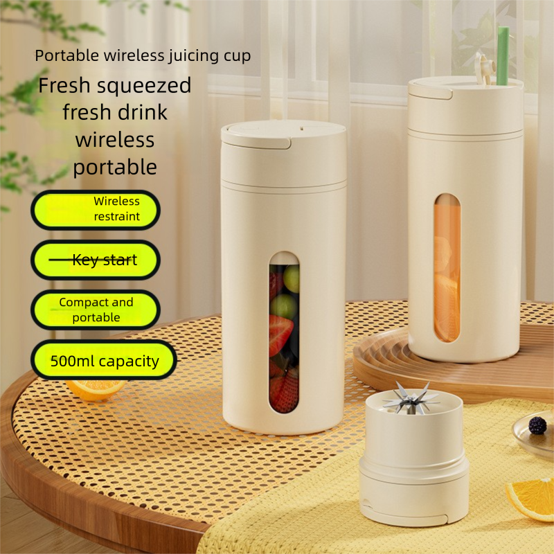 Portable Blender & Juicer - Rechargeable Ice Crusher, Fruit Juicing Cup, Electric Food Processor Compact_voghion.com