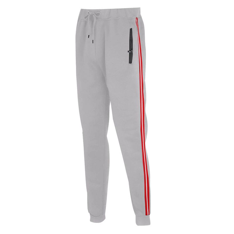 Sporthosen in Übergröße für Damen und Herren – Stilvolles Seitenstreifen-Design, Fleece-Futter, elastischer Bund, bequeme Trainings- und Freizeithose_voghion.com