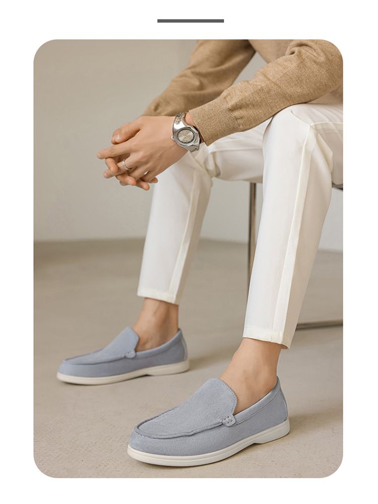 SHLIANG Herren Loafer Mode Lederschuhe Herren Komfort Slip-on Fahrschuhe Casual Herren Mocasines De Hombre Y0469_voghion.com