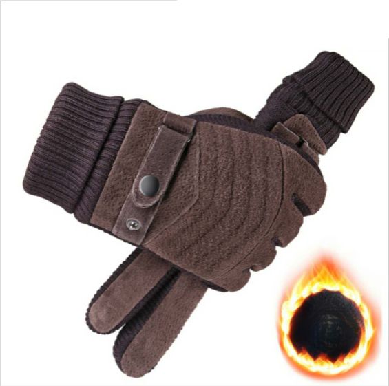 Vera pelle di maiale per uomo, autunno e inverno, per motociclismo all'aperto, antivento, antiscivolo, foderato in pile, spesso_voghion.com