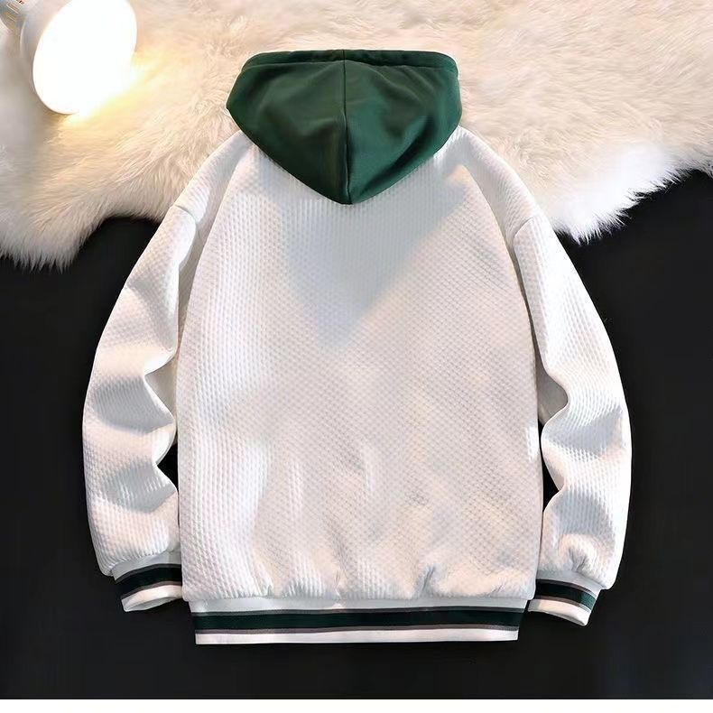 Giacca da baseball con cappuccio in stile americano per uomo, versione coreana casual primaverile e autunnale, coppia cool_voghion.com