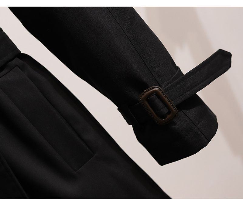 Coupe-vent court de style britannique pour femmes de petite taille au printemps et en automne, nouveau design haut de gamme à la mode pour femmes_voghion.com