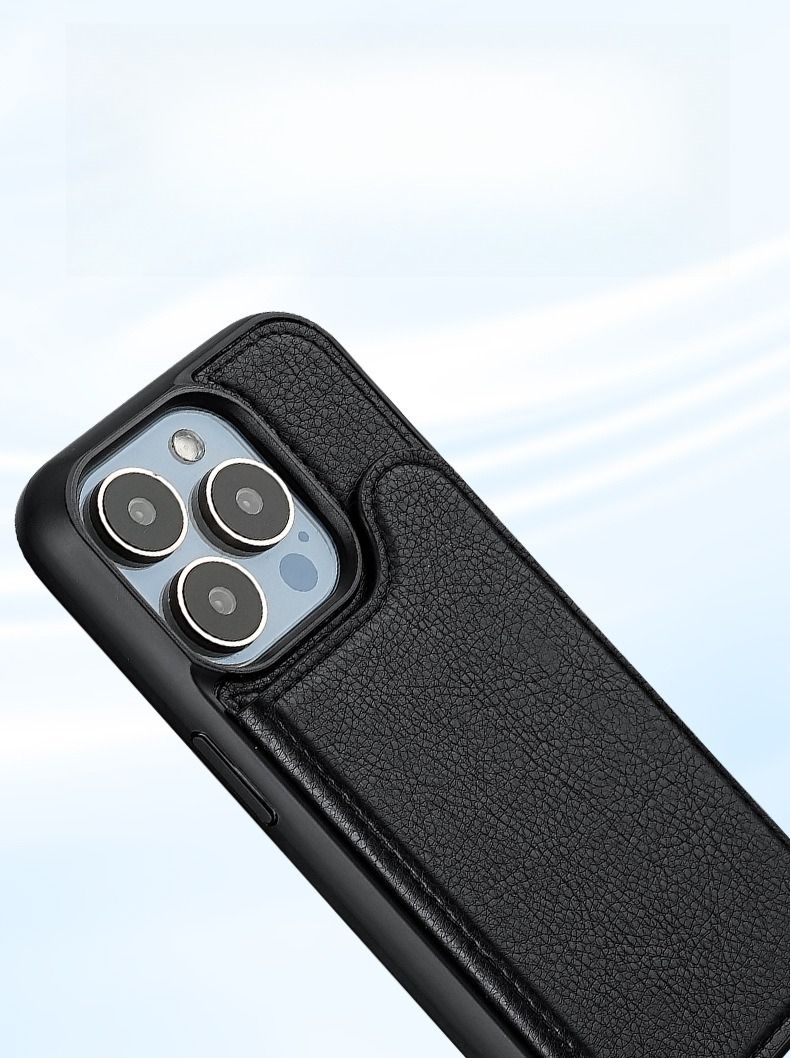 Applicable To 16 Leather Case, Apple 15 Magnetic Suction 14 Card, Mobile Phone Case 13magsafe Protective Case, Anti-fingerprint._voghion.com