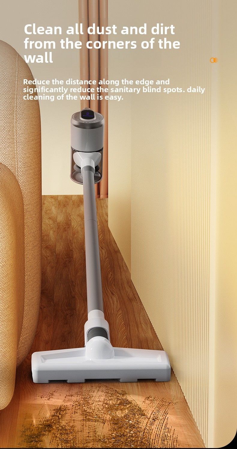 Aspirateur domestique tout-en-un sans fil intelligent anti-acariens grande aspiration lavage et remorquage aspirateur portable intégré_voghion.com