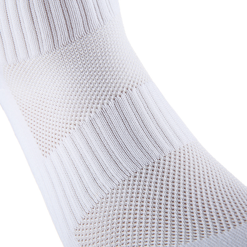 Pro-Grade Football Socks With Cushioned Sole & Anti-Slip Grip – Moisture-Wicking, Odor-Resistant (10 Colors, 100% Nylon, Unisex)_voghion.com