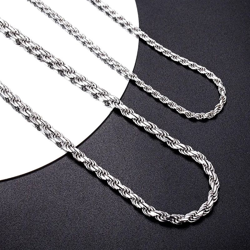 2025 Dammode E-MANCO 2/3/4/5mm 316 rostfritt stål rephalsband icke-blekningsvattentätt herr- och damsmycken guldkedja present_voghion.com