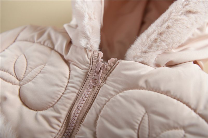 Cappotto invernale per bambine, di media lunghezza, elegante, imbottito in cotone, per bambine di 1 anno e 5 anni, piccolo, più spesso, in velluto di cotone_voghion.com