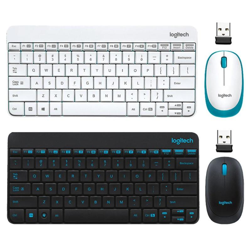 Logitech 245 USB Nano Mini Wireless Gaming-Tastatur-Set, 1000 DPI, ergonomisches Maus-Kombinations-Set für Notebook, Laptop, Zuhause_voghion.com