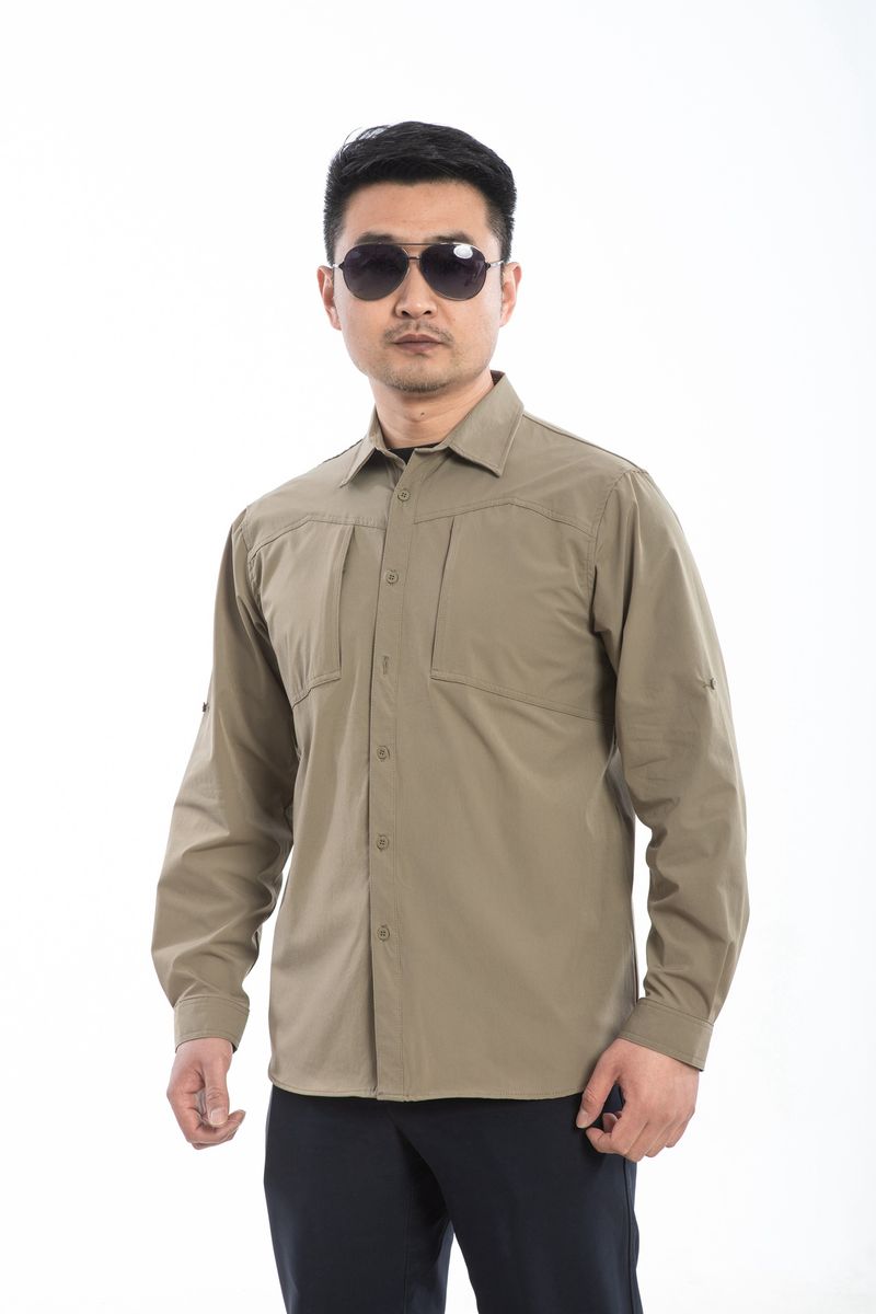 Camicia elasticizzata tattica da esterno ad asciugatura rapida in tessuto di seconda generazione Paving Eagle Explorer PLY-31_voghion.com