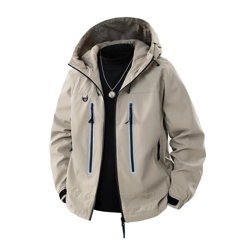 2025 Spring And Autumn New Brand Trendy Casual Men's Windproof Waterproof Jacket Coat_voghion.com
