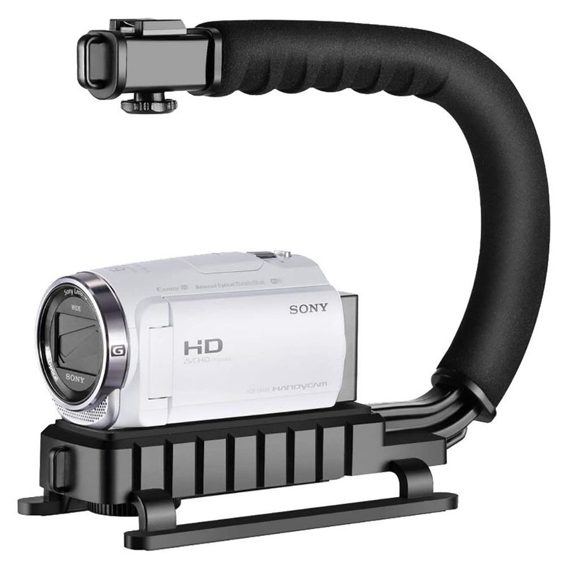 uthandheld Phone Stabilizing Photography Video Rig Film Making Vlogging Recording Bracket Stabilizer For IPhone Canon_voghion.com