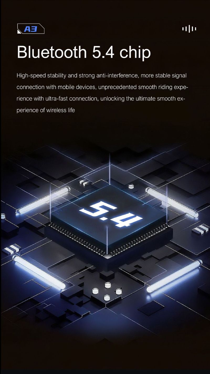 Motorcycle Bluetooth Headset With Rider Inner Full Half Helmet Voice Waterproof Ultra Long Battery Life A3 New Model_voghion.com