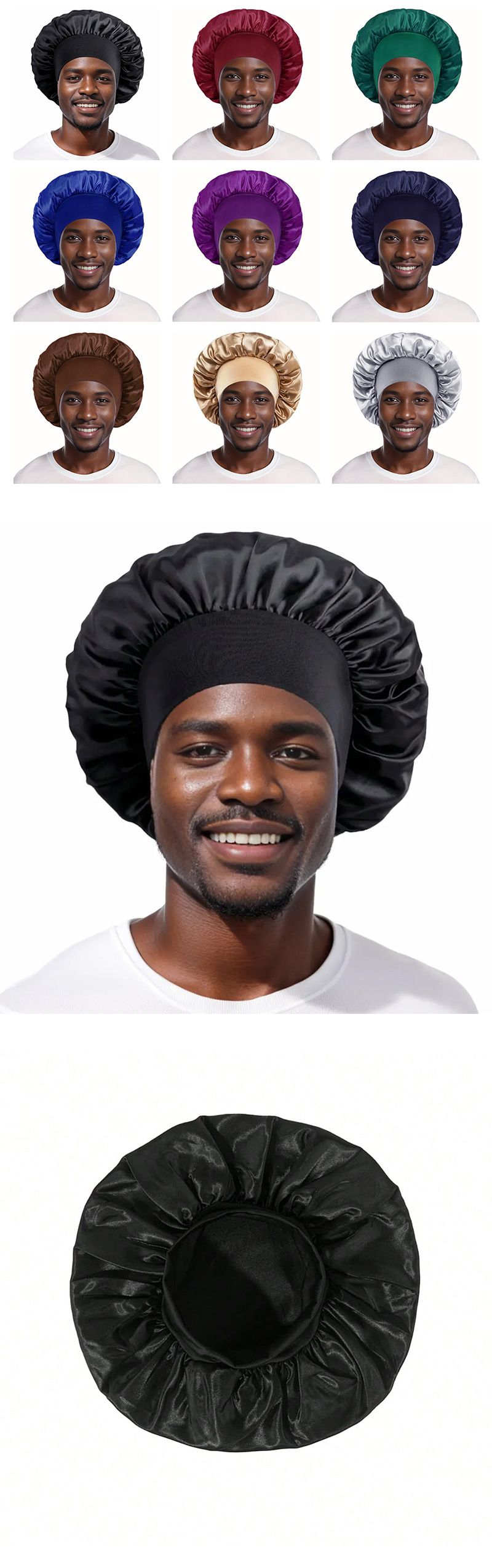 Cappello da uomo a tinta unita, copricapo coordinato, cappello da notte per coppia, vendita diretta dalla fabbrica di Yiwu_voghion.com