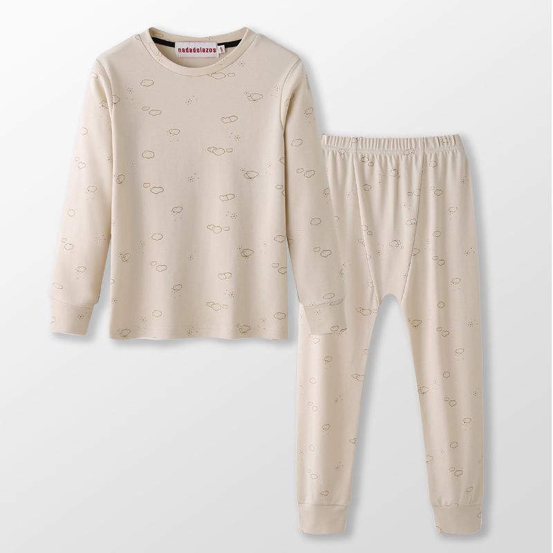 Pijama infantil 100 % algodón suave - Niños y niñas (3-8 años) | Seguridad de primera clase | Estampados de dibujos animados/lisos | 80-140 cm (Paquete de 1)_voghion.com
