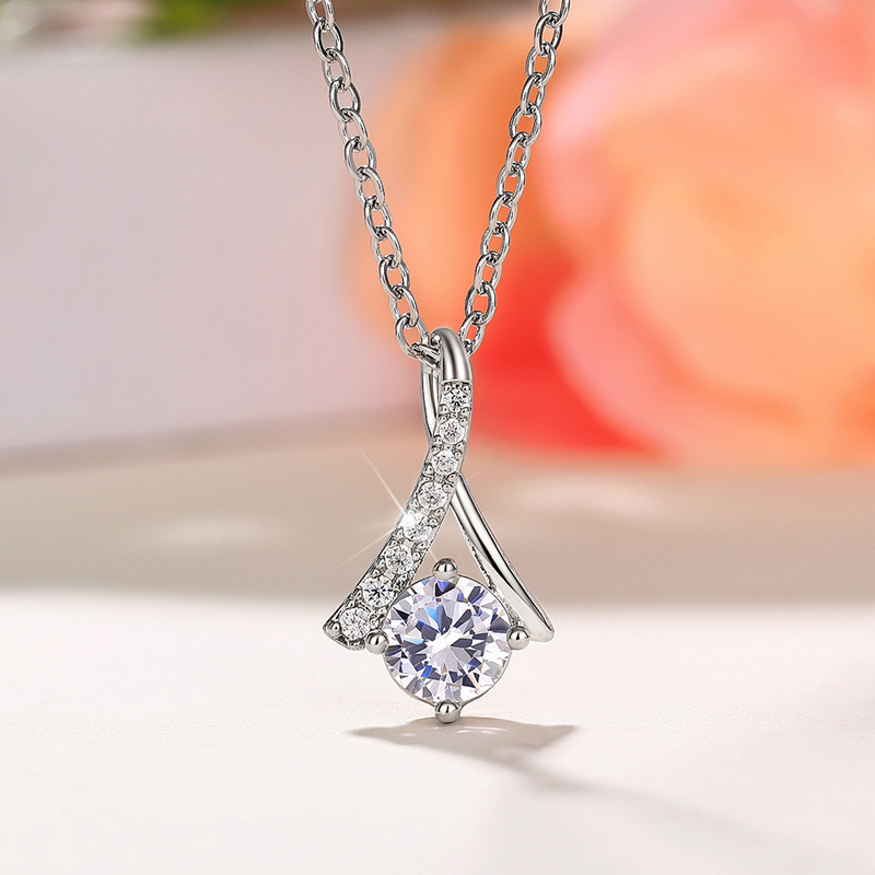 Collana con ciondolo a spina di pesce con ventaglio coreano alla moda di Cao Shi e collare per il benessere delle piccole fate_voghion.com