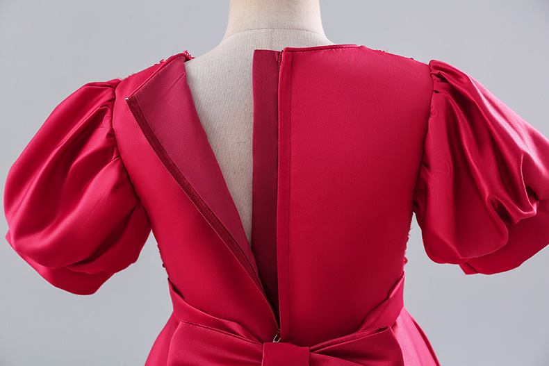 Robe princesse à fleurs pour filles d'un an, spectacle de Piano d'été_voghion.com