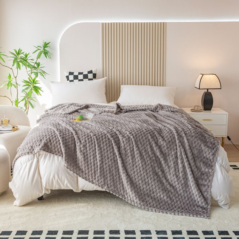 Coperta di flanella di lusso color tartaruga dorata, tinta unita, per ufficio, divano, letto, coperta regalo ultra morbida con regolazione della temperatura._voghion.com