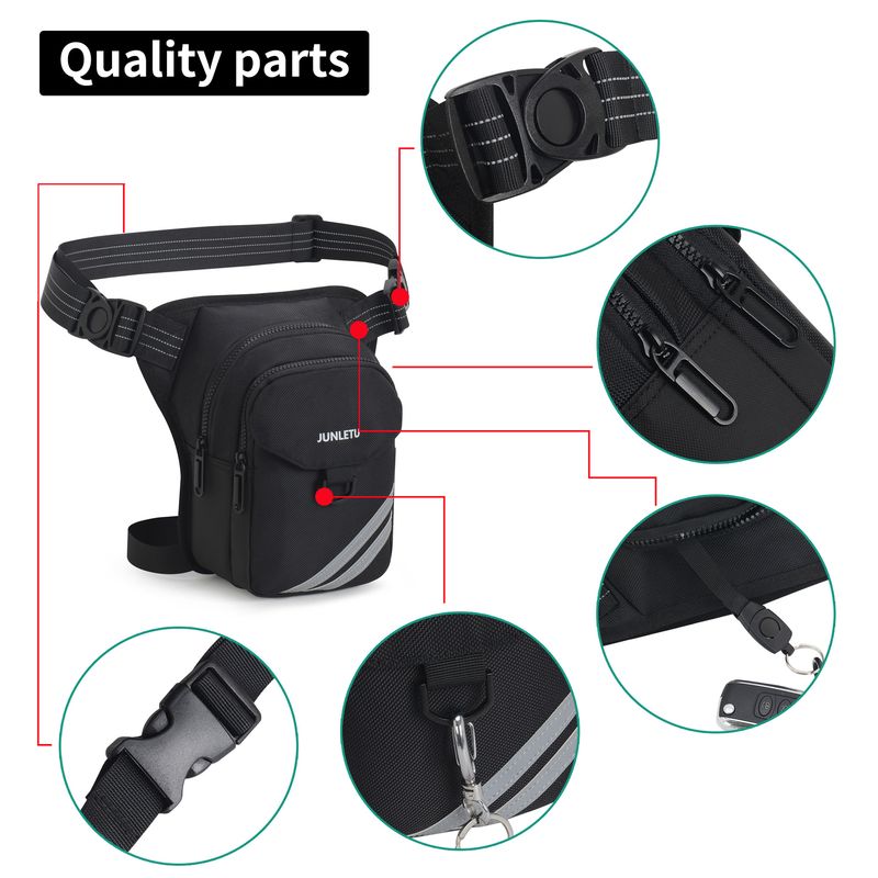Nei Männer Këscht Bag Crossbody Multifunktionnelle Motorrad Been Bag, waasserdicht a grouss Kapazitéit_voghion.com
