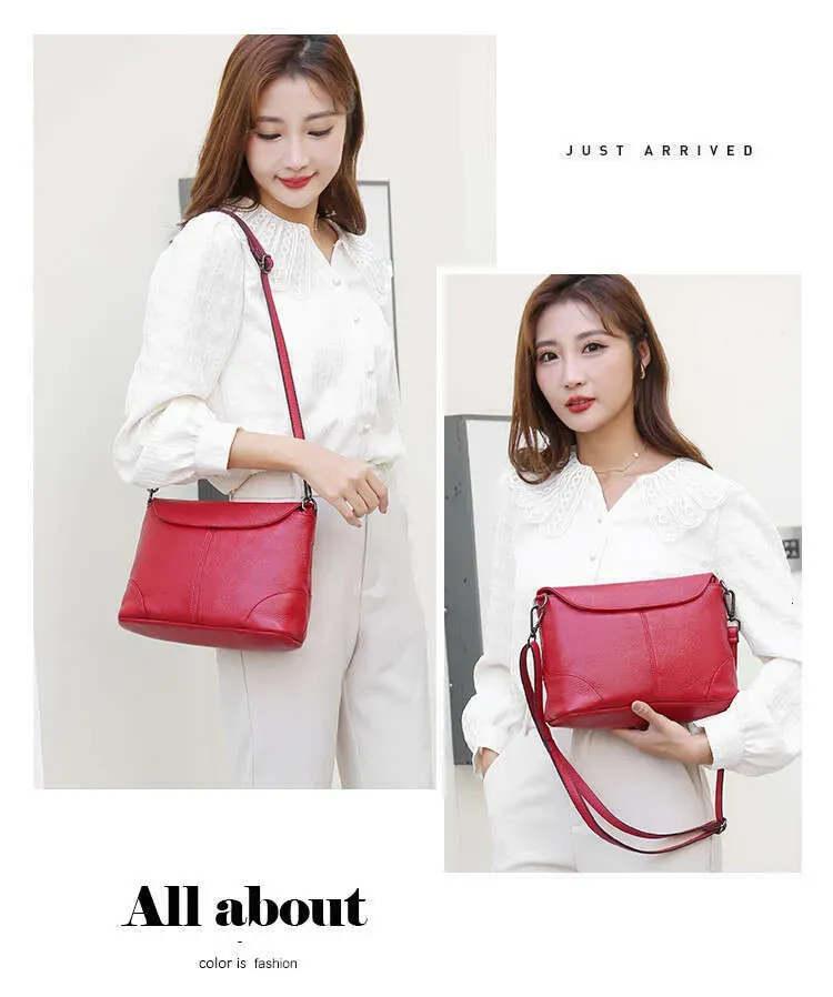 Schultertasche aus echtem Rindsleder, Obermaterial: Leder, lässig, schlicht, Business-Stil, mit strukturierter Oberfläche, für Damen._voghion.com