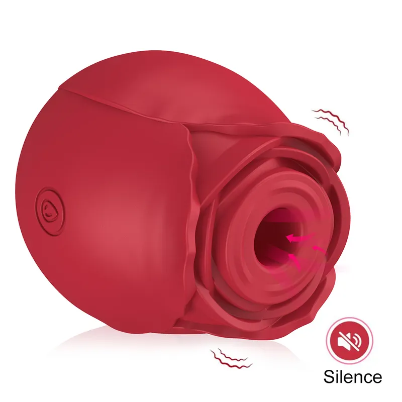 Vibromasseur à succion en forme de Rose, bonne ventouse de mamelon intime, léchage Oral, Stimulation du Clitoris, sexe puissant_voghion.com