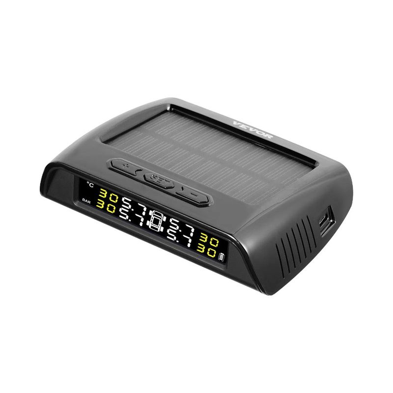 Tire Pressure Sensors Time Trailer Solar Real 6 Monitoring TPMS System RV_voghion.com