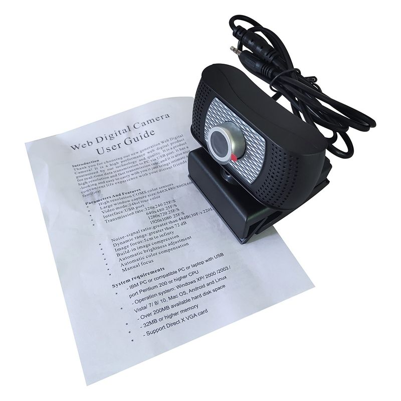 Xinweiqing USB 2.0 720P Webcam Camera Web Cam con microfono per computer desktop portatile_voghion.com
