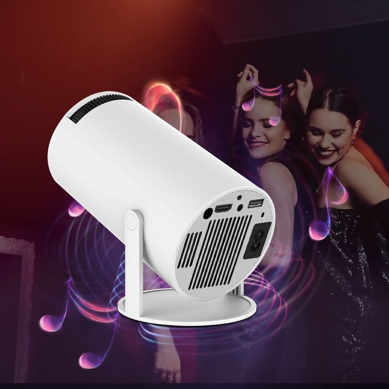 Android 11 4K HY300 Pro Wifi6 Home Theater Mini proiettore portatile da esterno 260 ANSI lumen BT5.0 1280*720P LED_voghion.com
