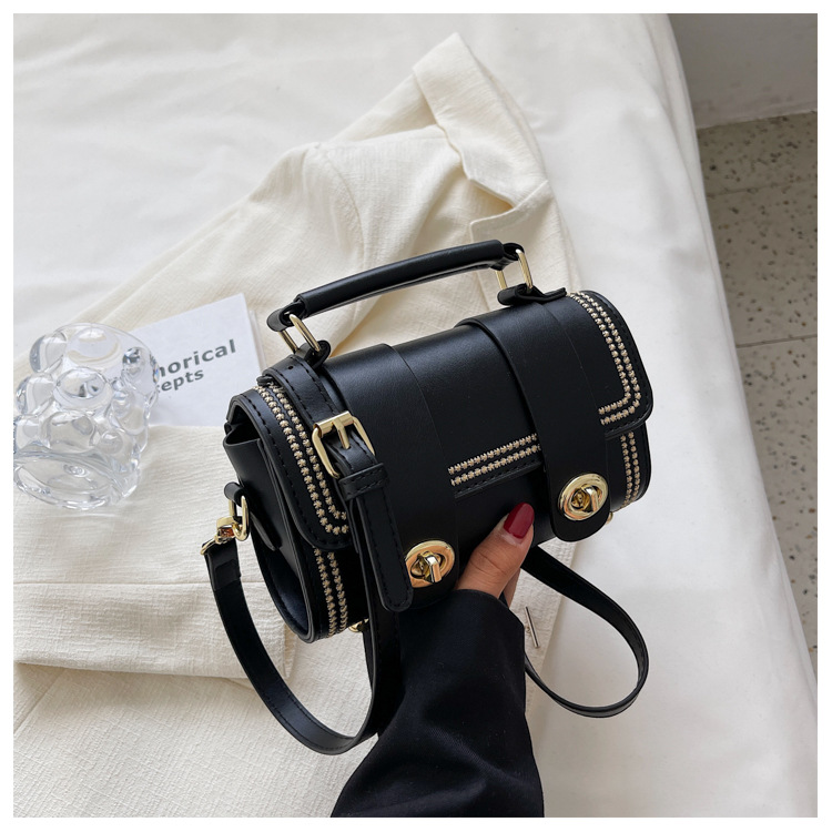 Borsa Thai Cambridge in stile occidentale, borsa da donna versatile 2024 nuova tracolla estiva dolce, borsa a tracolla dalla trama avanzata_voghion.com