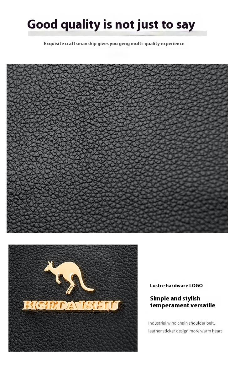 Bolsa canguru 2024 nova moda casual versátil simples e moderna mochila de cor sólida_voghion.com