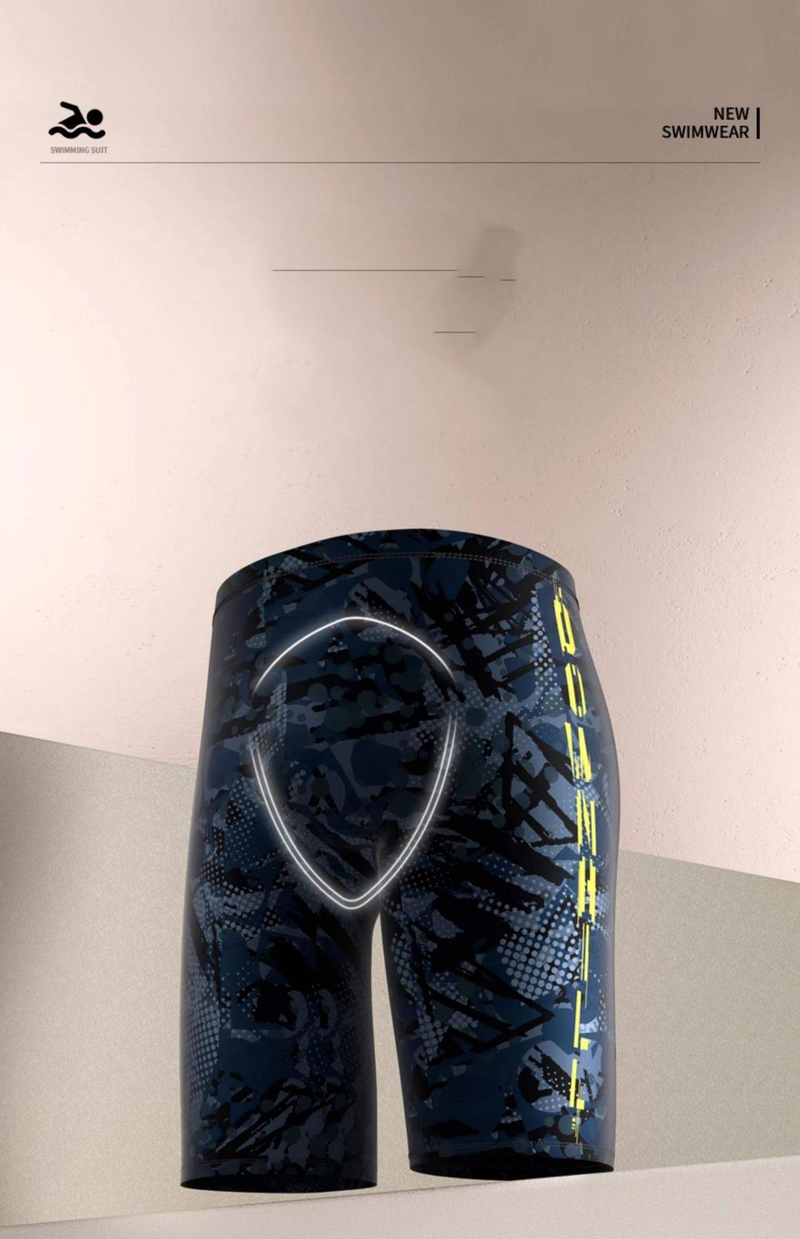 New Style Of Men's Swimsuit With A 5-inch Flat Corner For Soaking In Hot Springs_voghion.com