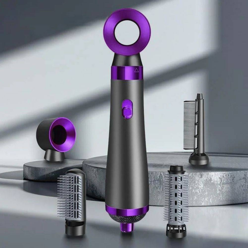 5 In 1 Multifunctional Hair Dryer Portables High Speed Hairdryer Professional Noise Reduction Constant Temperature_voghion.com