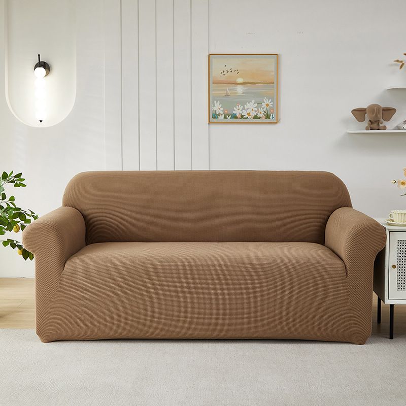 Copridivano elasticizzato in maglia di mais - Copridivano in pile spesso a copertura totale per divani, poltrone e divani componibili (diversi colori e misure)_voghion.com