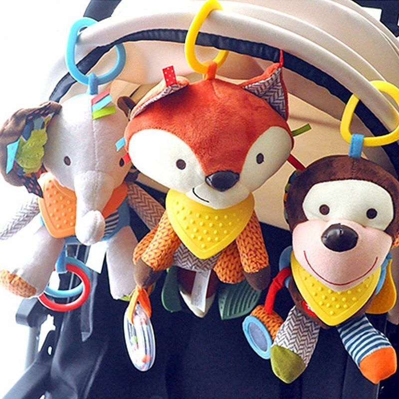 Plush Soft Colorful And Stuffed Toy For Infants With Multiple Textures And Teether Sensory For Play_voghion.com