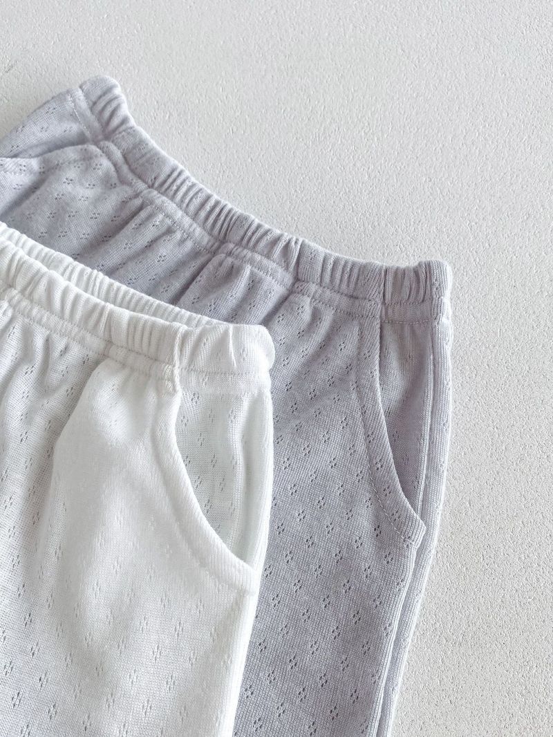 I pantaloncini a maniche corte per neonati e bambini per mamma e bambino si adattano a vestiti striscianti a triangolo cavo semplici e comodi per uscire_voghion.com