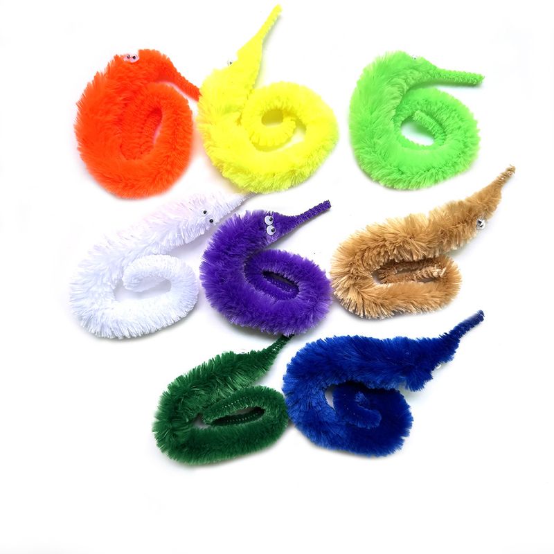 Giocattolo interattivo per gatti che si inseguono, che si inseguono e si prendono gioco della noia, auto-intrattenimento, bruco colorato_voghion.com