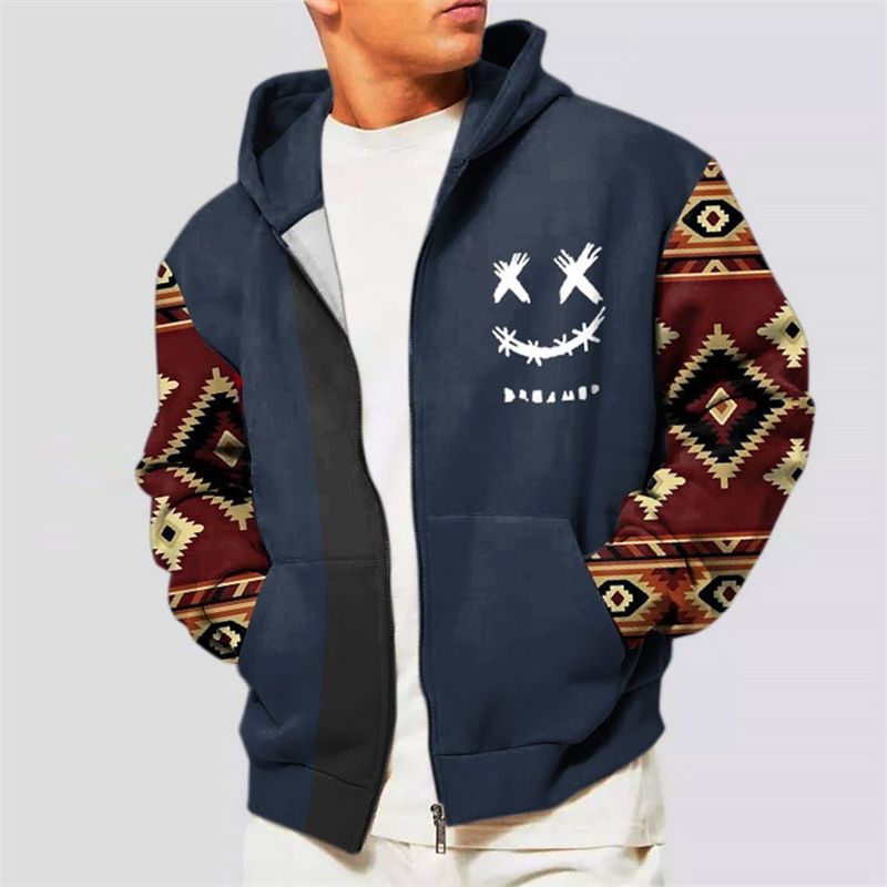 Felpa con cappuccio da uomo con cerniera, modello classico da cartone animato, stampa 3D, primavera e autunno_voghion.com
