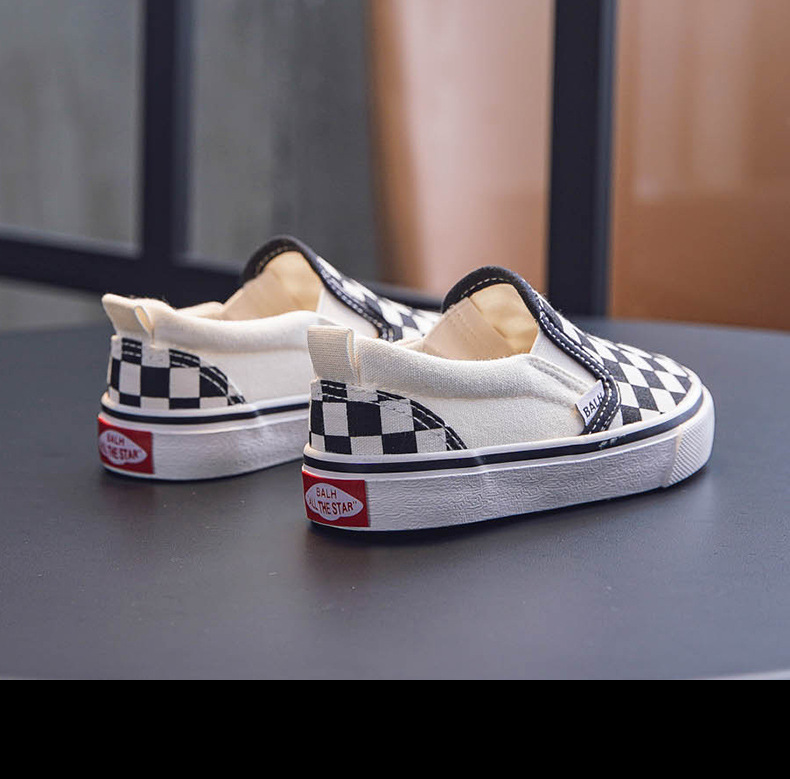 One Step Canvas 2023 Winter Plush Small, Medium, Large Children's Board Shoes Boys and Girls Korean_voghion.com