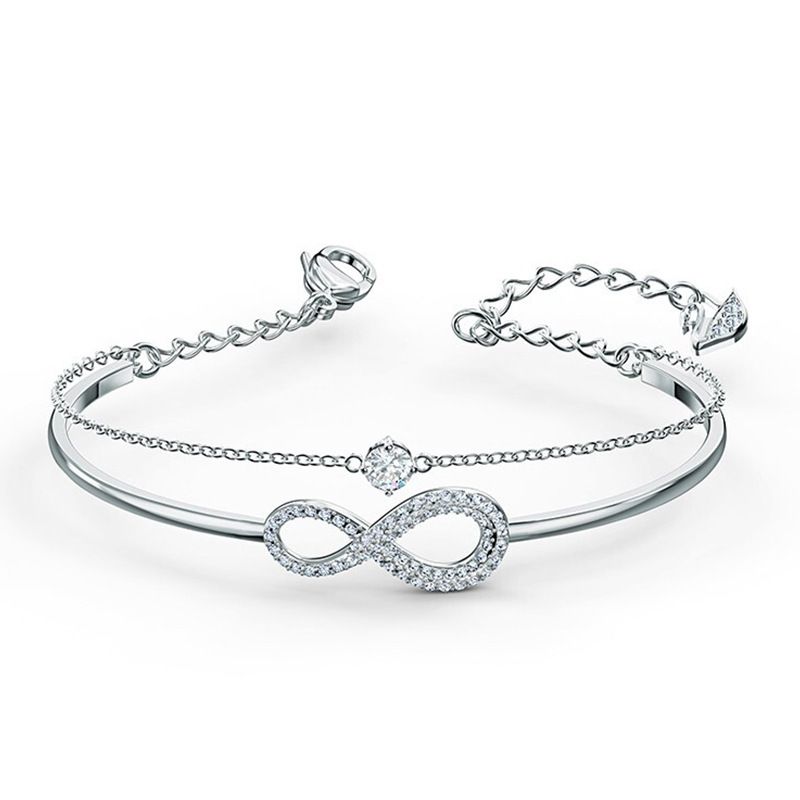 Bransoletka Eternal Love Double Layer Bransoletka żeńska Element Crystal 8 Shaped_voghion.com