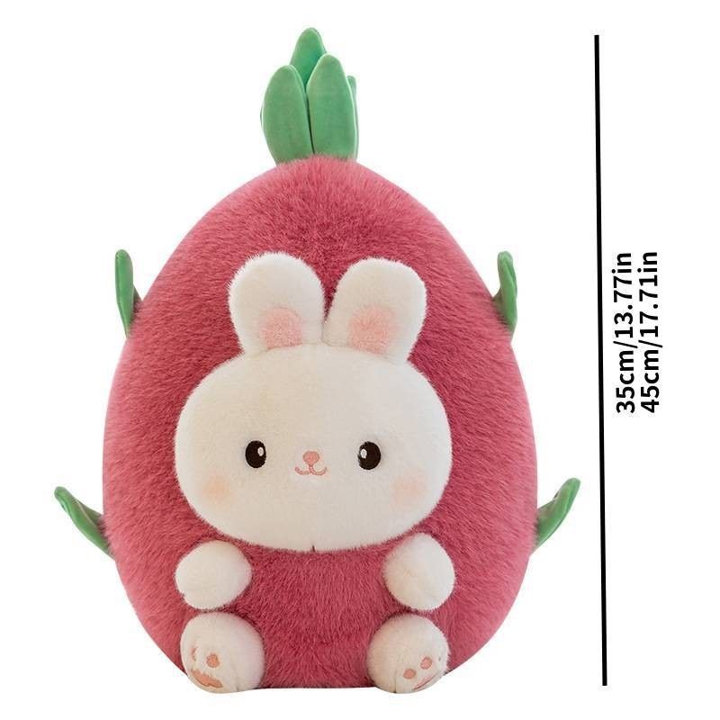 Adorabile peluche a forma di maialino anguria, simpatico cuscino di peluche per adulti e bambini_voghion.com
