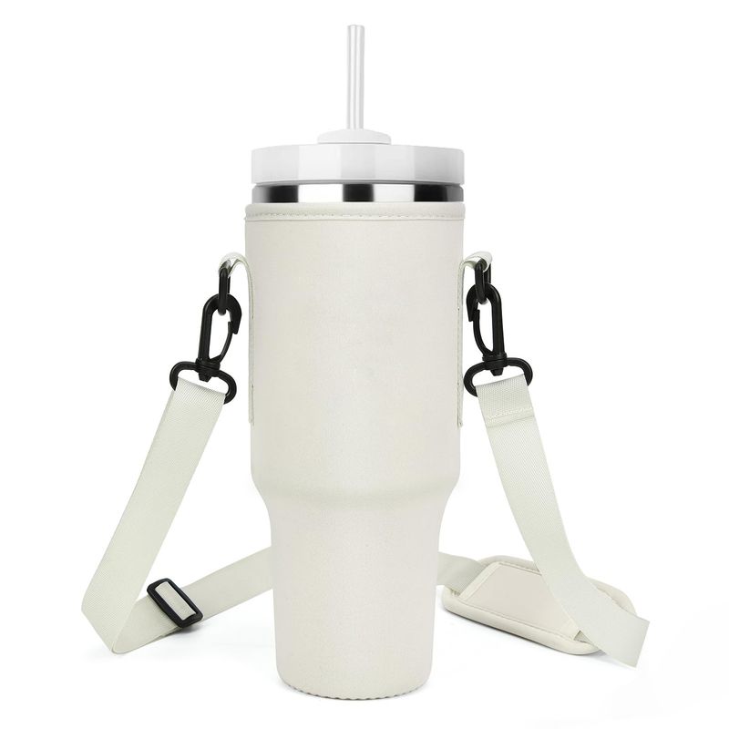 Ice Tyrant Becher-Taschengurt, verstellbarer Auto-Wasserflaschenbezug, Kälteisolierungsschutz, Becherbezug_voghion.com