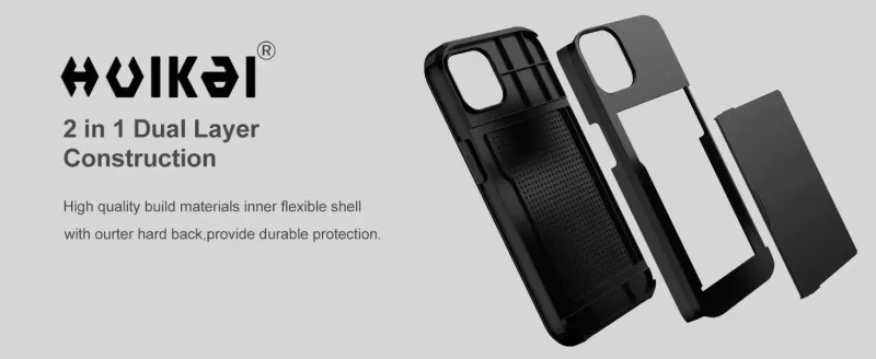 Case For Iphone 16E 16 15 Max 14 Pro 13 12 11 Wallet Card Holder Slide Slot Slim Hard PC Heavy Duty Protective Cover_voghion.com