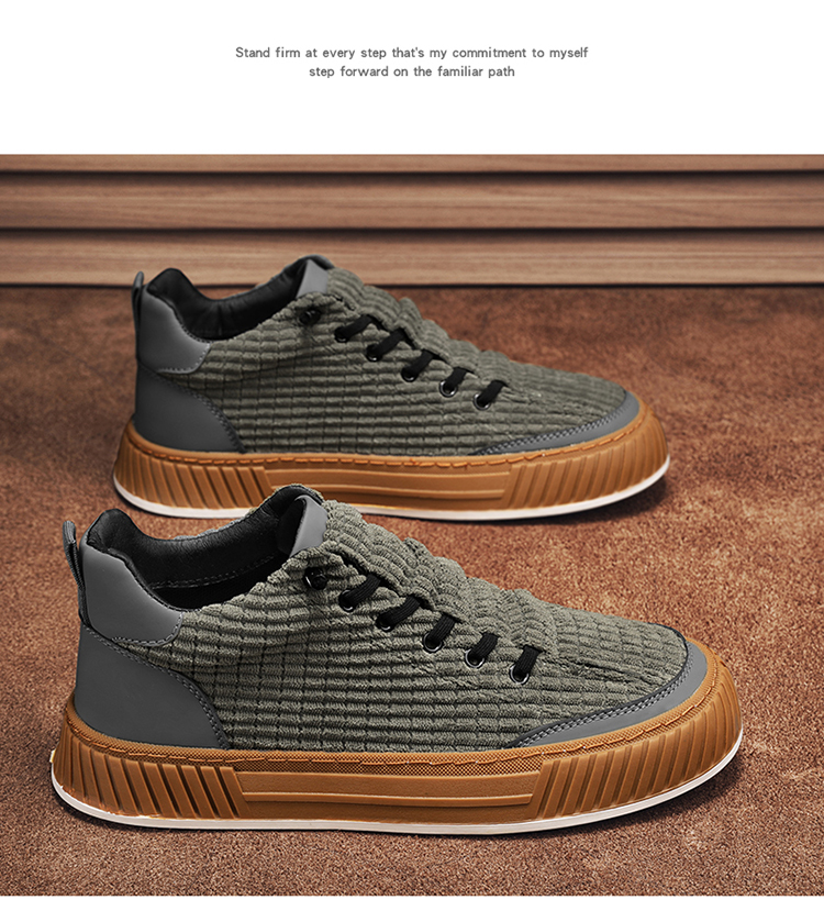 New Autumn And Winter High-top Cotton Shoes, Casual Shoes, Trendy Shoes, And Board Shoes_voghion.com