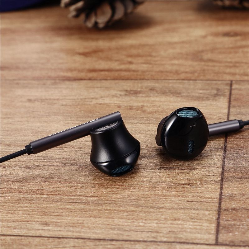 „Sennheiser MX385i“ pusiau į ausis įstatomos žemų dažnių ausinės su laidiniu ryšiu, nuotolinio valdymo pultu ir mikrofonu, universalios „Typec“ ausinės._voghion.com