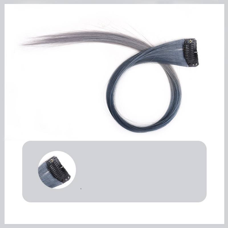 Extension per capelli Parrucche eleganti Tinta per orecchie pendenti Colore sfumato Extension per capelli Parrucca Senza cuciture Invisibile Pezzo unico Tinta per mèches_voghion.com