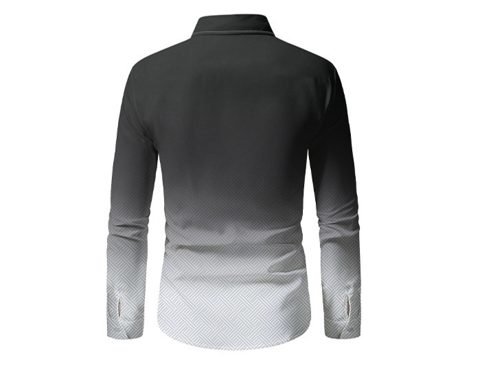 Camicie casual formali da uomo, primavera e autunno, con stampa digitale, colore sfumato, comode e traspiranti, con risvolto, di alta qualità, a prezzi accessibili._voghion.com