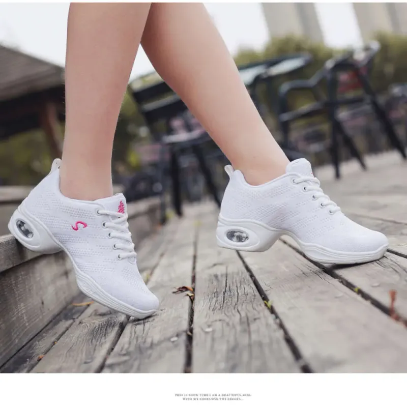 Scarpe da ballo jazz da donna, moderne, traspiranti, con suola morbida, per esercitarsi, da donna, sportive, Ddmysaturn_voghion.com